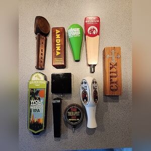 Lot Of 10 Beer Tap Handles